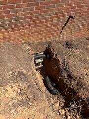 One of the Helical Piers we installed on this home.