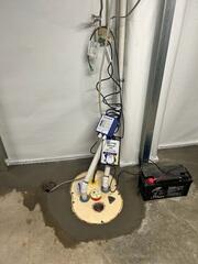 The TripleSafe sump pump system features three levels of protection, including a battery backup pump, to keep your basement dry even during heavy storms, high water volumes, and power outages.