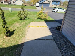 Another angle where a trip hazard can be seen