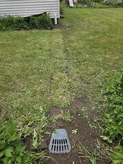 Exterior discharge line
LawnScape discharge outlet