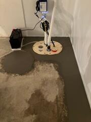 The flooring has been restored after everything was successfully installed