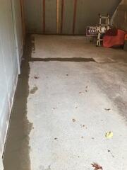 WaterGuard is backfilled and the flooring is restored
