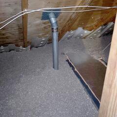 By encapsulating the ductwork with rigid foam board insulation and a radiant barrier, we sealed the leaks and helped keep the conditioned air cooler as it travels through the attic. Adding blown-in cellulose insulation to an R-60 level further reduces attic heat transfer, helping the trunk lines and ductwork operate more efficiently.