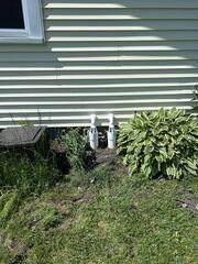 IceGuard: Installed on the exterior discharge line to help prevent water from backing up into the basement if the line freezes or becomes blocked.