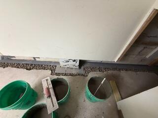 WaterGuard is designed to capture water seepage and drain it via the basement sump pump system, preventing minor leaks from ruining the drywall and carpeting again in the future.