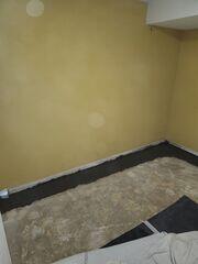 After all products are installed the flooring is restored