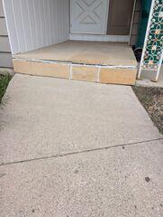 West Fargo, ND, Sinking Concrete Repaired
