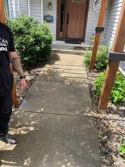 After our crew lifted the sunken slabs with PolyLevel