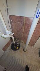 Before: Our Design Specialist, Derek, recommended securing WaterGuard along the basement perimeter.