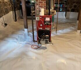 Encapsulating a Basement Floor in Athol, MA