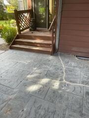 During: Our Foreman, Charlie, and his crew worked hard to secure all the products in the basement.