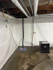 Sous-sol imperméabilisé avec WaterGuard et CleanSpace