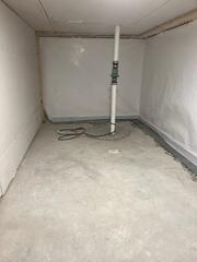 During: Our Foreman, Kingsley, and his crew worked hard to secure all the products in the home.