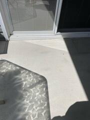 During: Our Foreman, Charlie, and his crew recommended lifting and leveling the concrete back to its original position.
