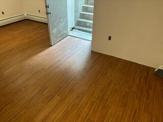 The finished look! You wouldn't even know there's full water protection in this basement.