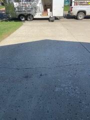 During: Our Foreman, Charlie, and his crew successfully lifted and leveled the damaged concrete.