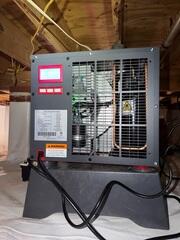 Our Workhorse Sanidry Sedona dominates any concerns of moisture in a crawl space.
