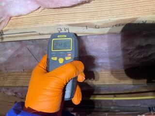 Sustained moisture levels above 20% create a high risk for structural decay, wood rot, and compromised fastener strength.