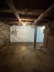 CleanSpace Wall System: Installed along the basement wall to help direct wall moisture into the drainage system and create a cleaner, brighter basement appearance.
Interior Drainage System: Designed to collect water from the basement perimeter and move it toward the sump pump before it can spread across the floor.