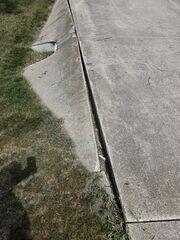 Horace, ND, Sinking Concrete Driveway Repaired