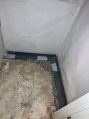 During: Our Foreman, Kinglsey, and his crew successfully secured all the products throughout the basement.