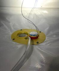 Our SmartDrain was installed for automatic draining of the dehumidifier, and to serve as an alarm that will sound immediately if water is ever detected inside of the crawl space.