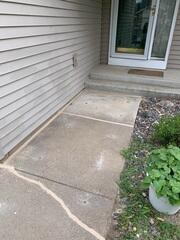 After our crew lifted and leveled the walkway using PolyLevel and repaired the cracks with NexusPro