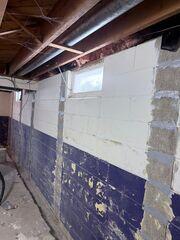 During: Our Foreman and his crew worked hard to secure all the products throughout the basement.