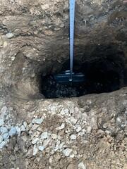 During: Our Foreman, Jesus, and his crew traveled to the home and started the foundation repair project.