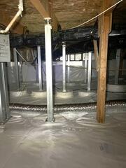 Our expert crews replace rotten wooden piers, with our heavy-duty Steel SmartJack Piers, to permanently ensure strong, even weight distribution of the entire subfloor.