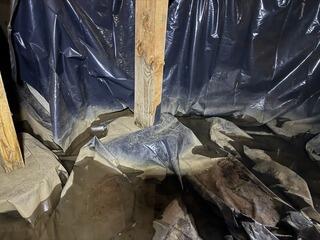 Persistent water intrusion into crawl spaces causes rotting wooden posts, making them incapable of evenly supporting the enormous weight of the home. Compromised posts cause sloped interior flooring, sticky doors, cracks in sheetrock, and in extreme cases: structural collapse.