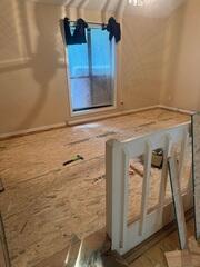 Completed sub floor replacement. Main beam and sister joist replacement