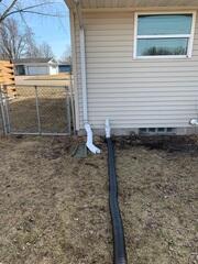 The IceGuard installed at the exterior of the home