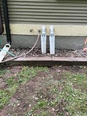 IceGuard® - Installed on the exterior sump discharge line to provide an emergency outlet for pumped water if the buried discharge line freezes or becomes blocked.