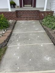 After: The homeowner was delighted to know their walkway was properly lifted and leveled.