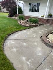During: Our Foreman, Charlie, and his crew worked hard to secure all the concrete repair products throughout the concrete.