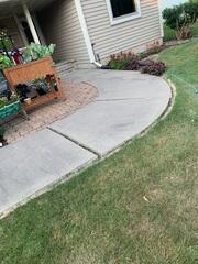 Uneven Concrete Walkway Repair in River Falls, WI