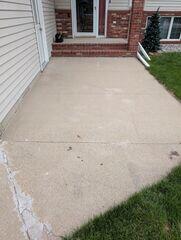 Sinking Concrete in West Fargo, ND, Leveled