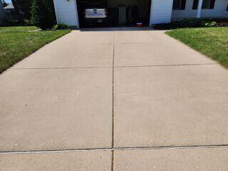 before driveway