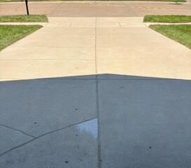 after driveway