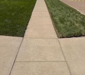 after sidewalk