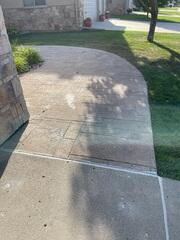 During: Our Foreman, Charlie, and his crew worked hard to secure all the products throughout the concrete.