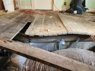 Fixing Bent Floors in Whiteville, NC