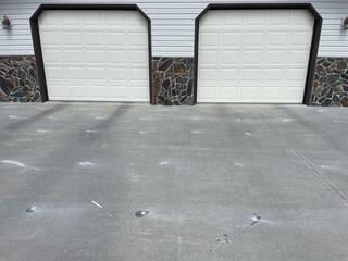 During: Our Foreman, Charlie, and his crew successfully secured all the products throughout the driveway.