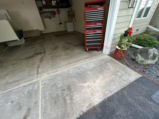 During: Our Foreman, Patrick, and his crew worked hard to secure all the products throughout the concrete.