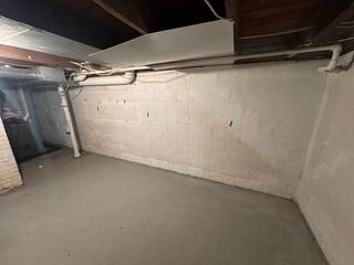 The block foundation before it was secured with GeoLocks