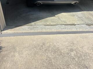 This photo shows our Compression Guard product in place, which will help us ensure our bracing system, (as seen in the next photo) stays safe from street creep pressure.