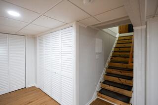 The finished basement now has a cohesive, comfortable look from floor to ceiling and is ready to be enjoyed as an extension of the home.