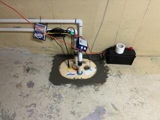 New TripleSafe sump pump is installed!