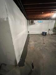 Groundwater and wall seepage protection is in place!